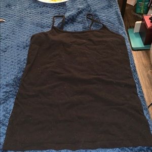 Black tank top
